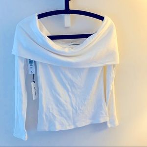 Babaton brand new with tags. White off shoulder.